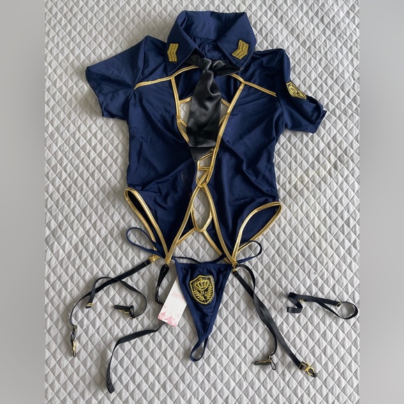 convenient nurse uniform sexy no-take sexy lace policewoman sexy but underwear - Picture 10 of 11